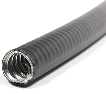 Металлорукав в ПВХ изоляции МПГ НГ HF 20 d20мм без протяжки (уп.50м) ГОФРОМАТИК zeta42911