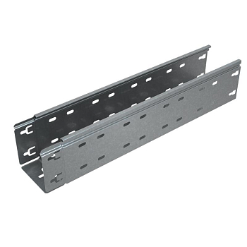 Лоток перфорированный 400х100 L6000 1мм "Быстрый монтаж ПЛЮС" LPplus100-400-1.0-6000 HD КМ PL14128