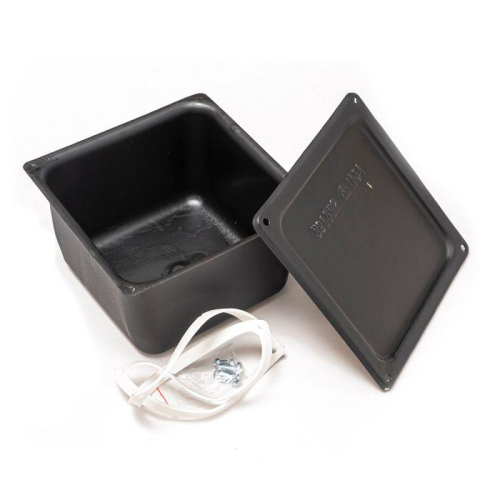 Коробка протяжная У-995 150х150х100 IP54 грунтованная с уплотнителем метал. Промрукав PR08.26167