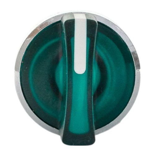 Механизм переключателя исполнительный ХB4 зел. на 2 положения возвратный без фиксации с подсветкой с короткой ручк IP65 EKF XB4BD2L-G-65