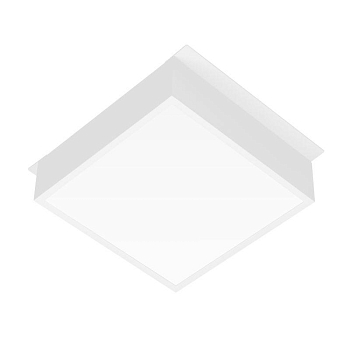 Светильник светодиодный DL-GRIGLIATO-S140x140-18W Warm3000 (WH 100 deg 230) IP40 металл Arlight 045696