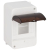 Корпус навесной SIMPLE КМПн 1/4 IP30 пластик.; прозр. крышка; бел. Эра Б0069239