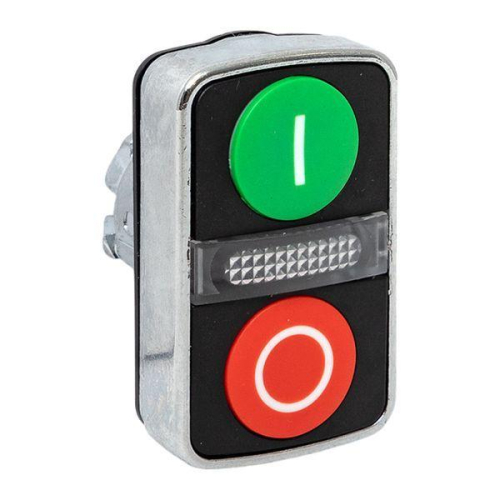 Механизм кнопки исполнительный XB4 "пуск-стоп" плоский возвратный без фиксации с подсветкой IP65 EKF XB4BW83-65