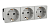 Розетка 3-м Viva 16А IP20 сер. DKC 45023