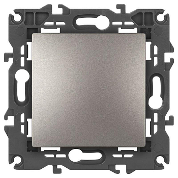 Выключатель ЭРА Elegance 14-1101-16 10АХ-250В титан Эра Б0065782