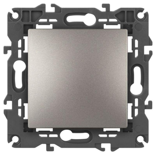 Выключатель ЭРА Elegance 14-1101-16 10АХ-250В титан Эра Б0065782