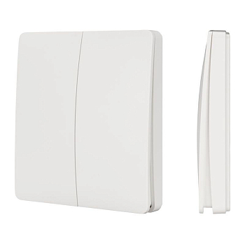 Панель кнопочная KINETIC-801-22-2G-WP-SUF White No battery 433Mhz IP67 пластик INTELLIGENT ARLIGHT 043317