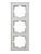 Рамка 3-местн. вертик. VESNA платина LEZARD 742-3500-153
