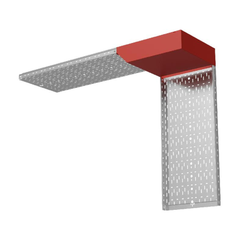 Угол для лотка вертикальный внешний L 50х500мм с разворотом трассы на 90град. "ПЛЮС" HD85 КМ PL18490