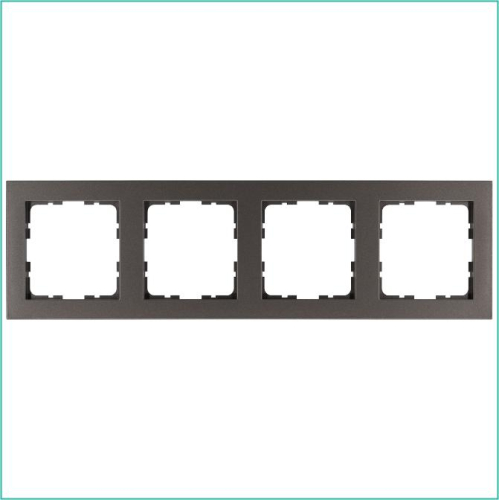 Рамка 4-м G-Classic мокко Jasmart G1004Z