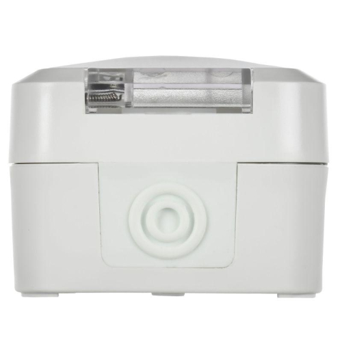 Розетка 1-м ОП TORS 16А IP55 TS320 с заземл. с крышкой бел. IEK TS-R16-16-55-K01