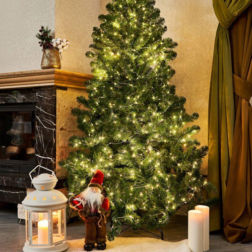 Гирлянда "Роса" 100м 1000LED тепл. бел. с трансформатором Neon-Night 303-236