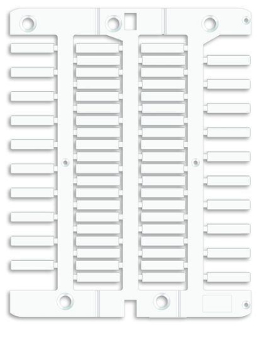 Маркировка для провода жесткая для трубочек 4х18мм бел. DKC NUT18