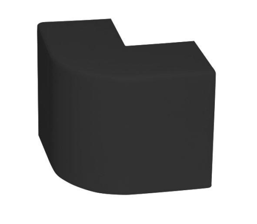 Угол для кабель-канала РКК внешний 40х25 черн. Ruvinil УВШ-40х25-Ч