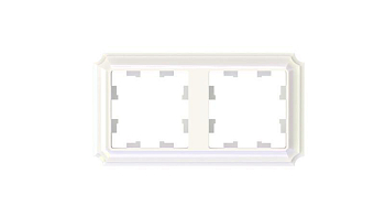 Рамка 2-пост. AtlasDesign Antique универс. жемчуж. SE ATN100402