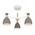 Светильник Delia 60Вт E27х3 IP20 потолочн. Freya FR5033CL-03W Светильник Delia 60Вт E27х3 IP20 потолочн. Freya FR5033CL-03W