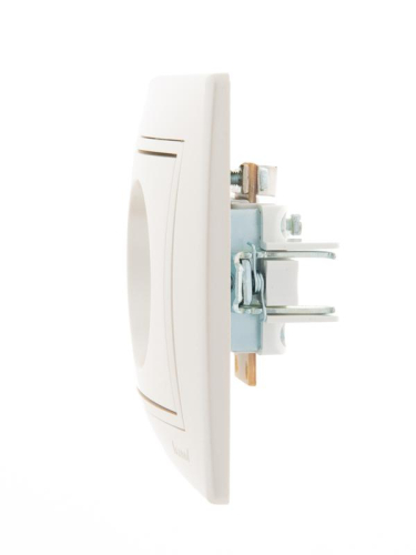 Розетка телевизионная оконечная TV СП Mira 16А IP20 со вставкой жемчуж./бел. перламутр. LEZARD 701-3030-130