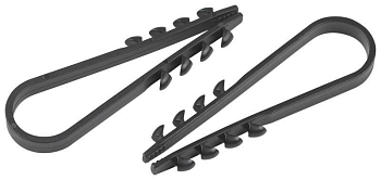 Дюбель-хомут 19-25мм для круглого кабеля NO-224-561 черн. (уп.10шт) Эра Б0066259