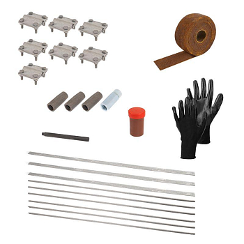 Комплект заземления с заострением 3х3м Rexant 11-3000-09