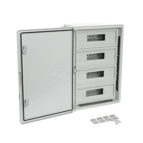 Корпус пластиковый распределительный ЩРН-60 IP65 сер. дверь 600х400х200 Промрукав PR08.26501