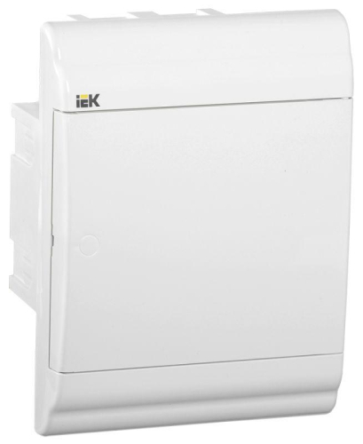 Бокс ЩРВ-П-4 мод. встраив. пластик IP41 PRIME бел. дверь IEK MKP82-V-04-WD-41-20