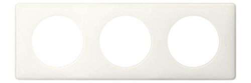 Рамка 3-м Celiane бел. глянец Leg 066633