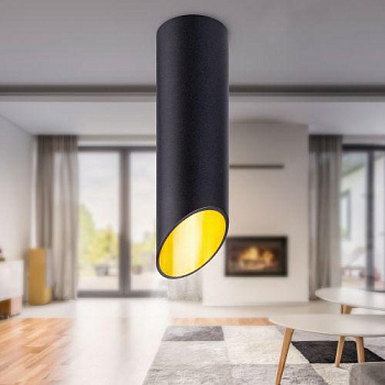 Светильник OL27 BK MR16/GU10 настенно-потолочный спот черн. ЭРА Б0055577