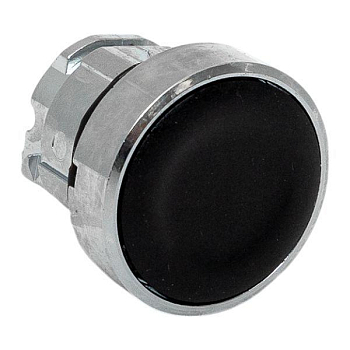 Механизм кнопки исполнительный XB4 черн. плоский возвратный без фиксации без подсветки IP65 EKF XB4BA-BL-65