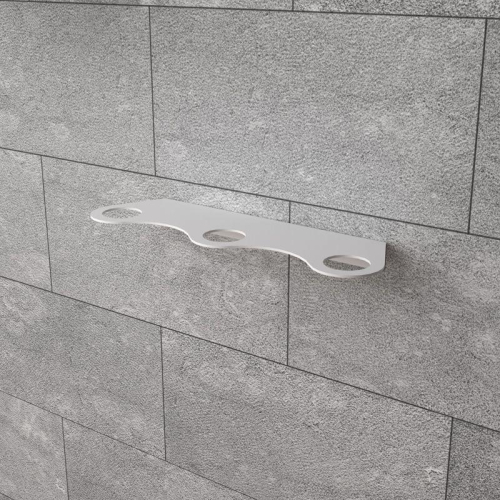 Держатель дозатора для жидкого мыла и шампуней на 3 флакона настенный бел. Rexant 38-0702