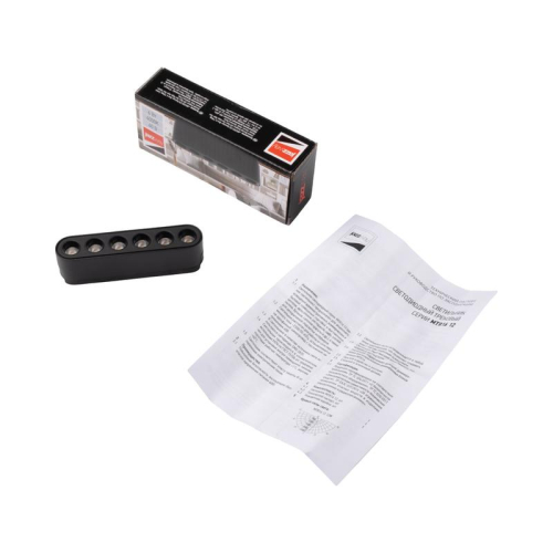 Светильник светодиодный трековый Метр (MTR)16 1206 6Вт 4000К IP20 spot 36град. BL низковольтный черн. Pro JazzWay 5056275