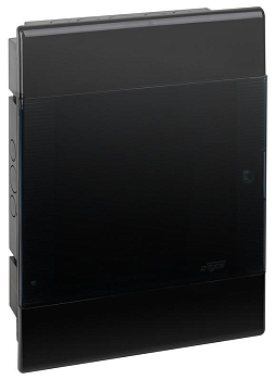 Щиток СП Тусо 24мод. с двер. 415х299х103мм черн. Ruvinil 68124Ч