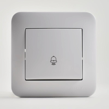 Механизм кнопки звонка 1-кл.СП ASTI 10А IP20 бел. LEZARD 7081-0288-103