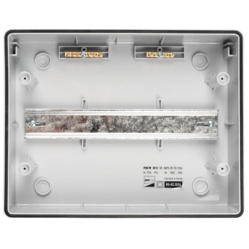 Бокс модульный накладной PDB/W 3012 GR (ЩРН-ПГ-12) IP65 пластик. Pro JazzWay 5072008