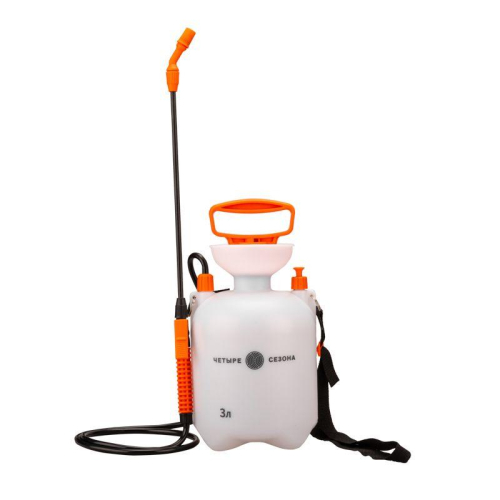 Опрыскиватель садовый помповый для растений и цветов 3л ЧЕТЫРЕ СЕЗОНА 62-0247