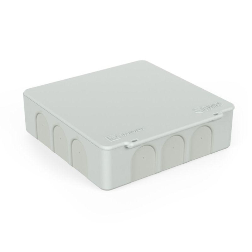 Коробка распределительная ОП 100х100х30 (HF) для прям. монтажа двухкомп. безгалоген. (уп.48шт) Промрукав 60-0302