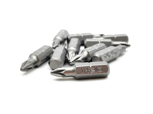 Бита крестовая Industrial PZ 1х25 10шт в пластиковом боксе FELO 02101016