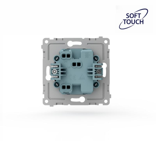 Переключатель 1-кл. СП Pixel IP44 механизм карбон TOKOV ELECTRIC TKE-PX-P1-C14-IP44