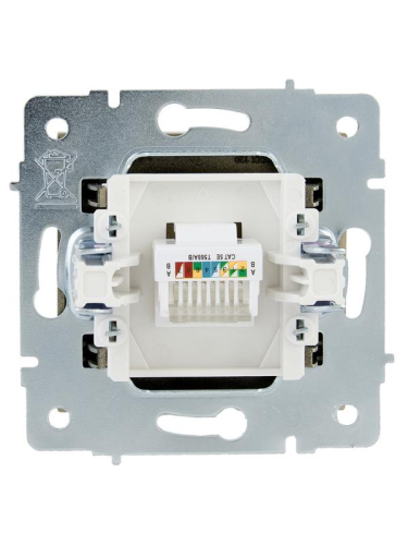 Розетка компьютерная VESNA зол. LEZARD 742-3688-139