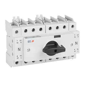 Выключатель-разъединитель реверсивный 4п 80А OptiSwitch DI-80-4C КЭАЗ 332089