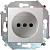Розетка 1-м СП Simon15 16А IP20 250В без заземл. винт. клеммы механизм бел. Simon 1591431-030