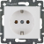 Розетка 1-м СП Valena 16А IP21 с заземл. на винтах механизм бел. Leg 774420