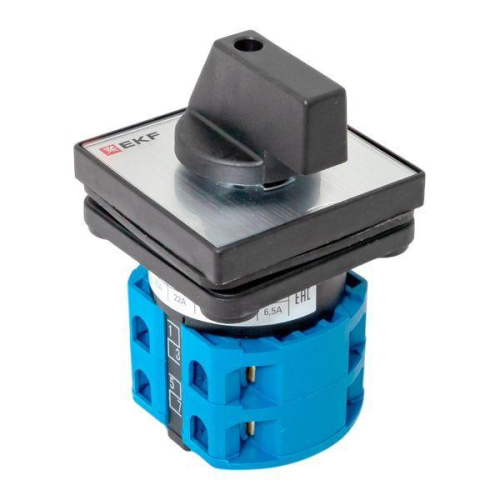 Переключатель кулачковый ПК-1-52 2п 25А "1-2" IP65 EKF pk-1-52-25-65