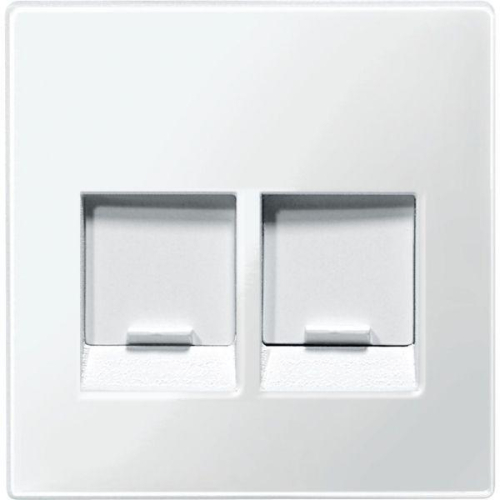 Плата Merten центральная для мод. штеп. разъемов 2-поста с штеп. бел. SchE MTN4562-0319