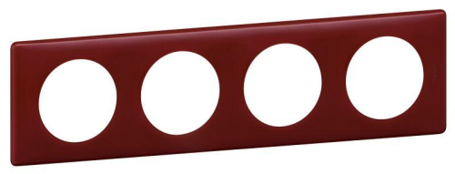 Рамка 4-м Celiane перкаль бордо Leg 066754