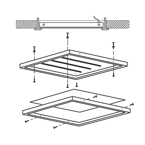 Светильник светодиодный PPL SPEC 02 40w Opal 4000К Ra90 IP40 (100мА 25мм) 4х1шт JazzWay 5043510РС