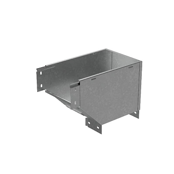 Угол для лотка вертикальный внешний R 80х500мм с разворотом трассы на 90град. "ПЛЮС" HD85 КМ PL18507