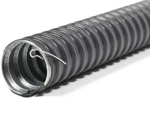 Металлорукав в ПВХ изоляции РЗ-ЦП нг-LS 25 с протяжкой (уп.50м) ГОФРОМАТИК zeta44117