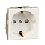 Розетка 1-м СП 1мод. В45 16А IP20 с заземл. для кабель-канала бел. RAL9010 SE RN16-113-BE