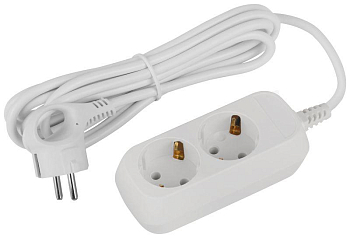 Удлинитель электрический UDL-16-230-E Greenline 2 розетки с заземлением 3м ПВС 3х1кв.мм Эра Б0065065