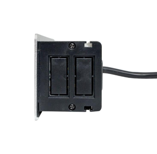 Блок розеточный встраиваемый настольный 8 модулей C-Line EKF cl-vnbin-8-s